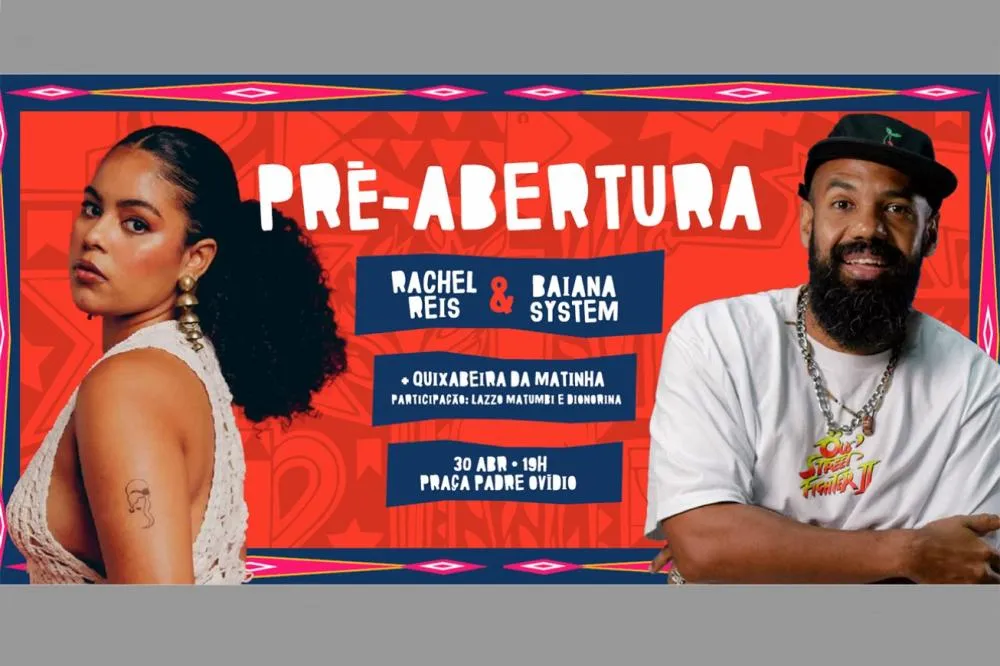 BaianaSystem e Rachel Reis fazem pré-abertura da Micareta nesta quarta