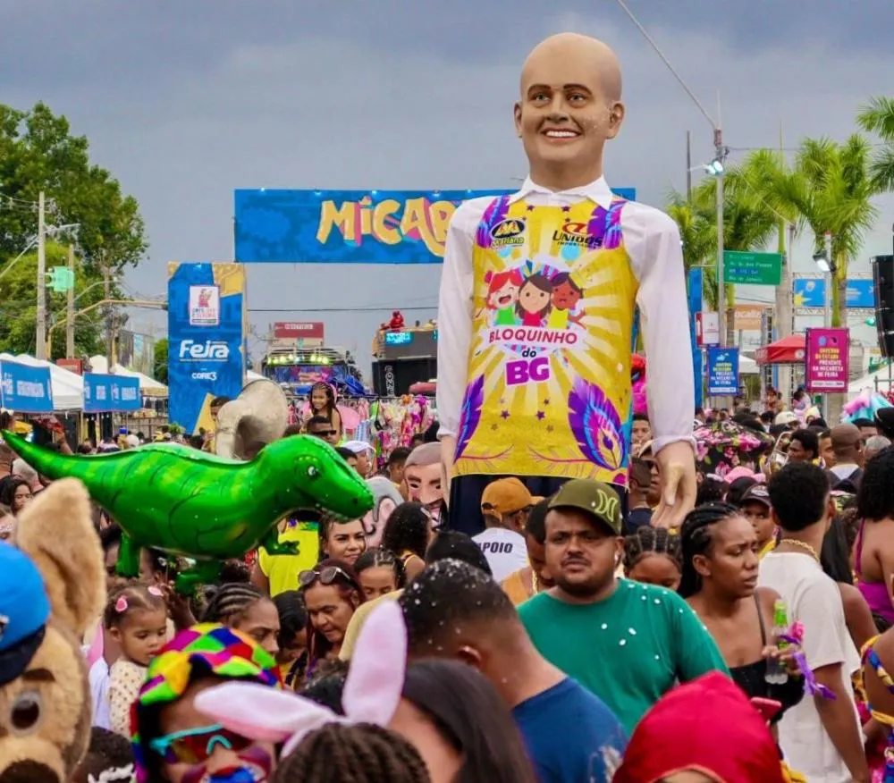 Micareta 2025: Bloco do BG reúne um grande número crianças