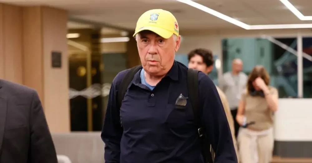 Ancelotti desembarca no Rio de Janeiro para assumir a Seleção Brasileira; veja os primeiros registros