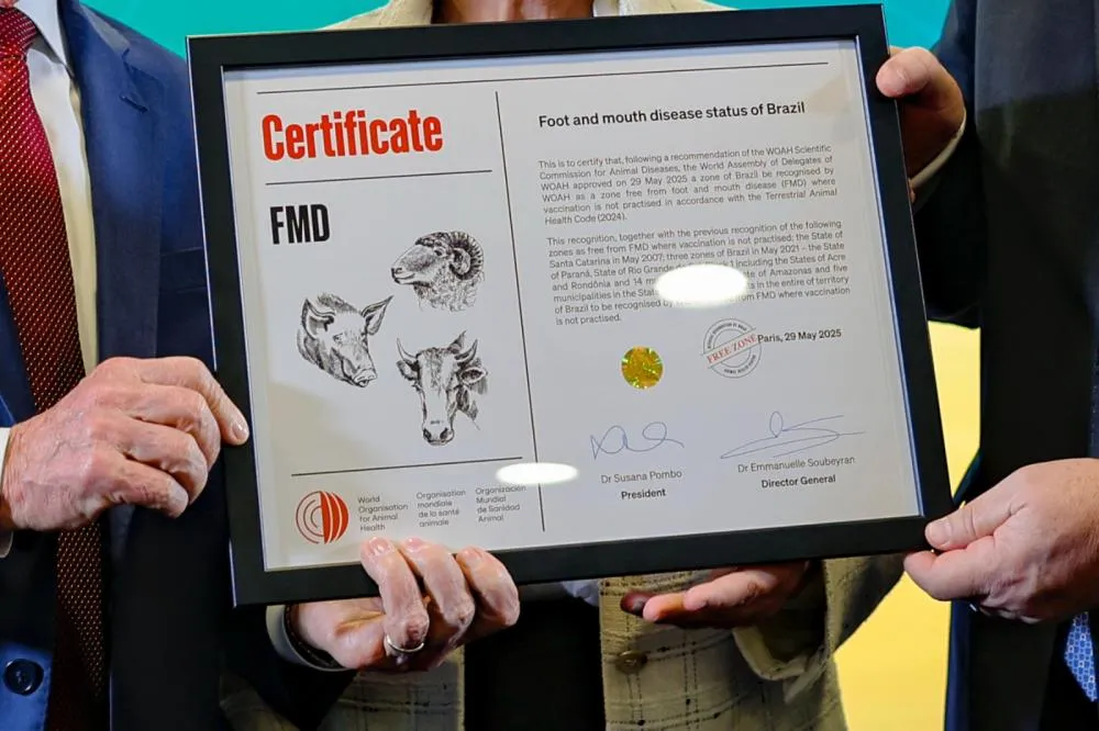 Em Paris, Governo da Bahia celebra certificação internacional como Zona Livre de Febre Aftosa sem Vacinação