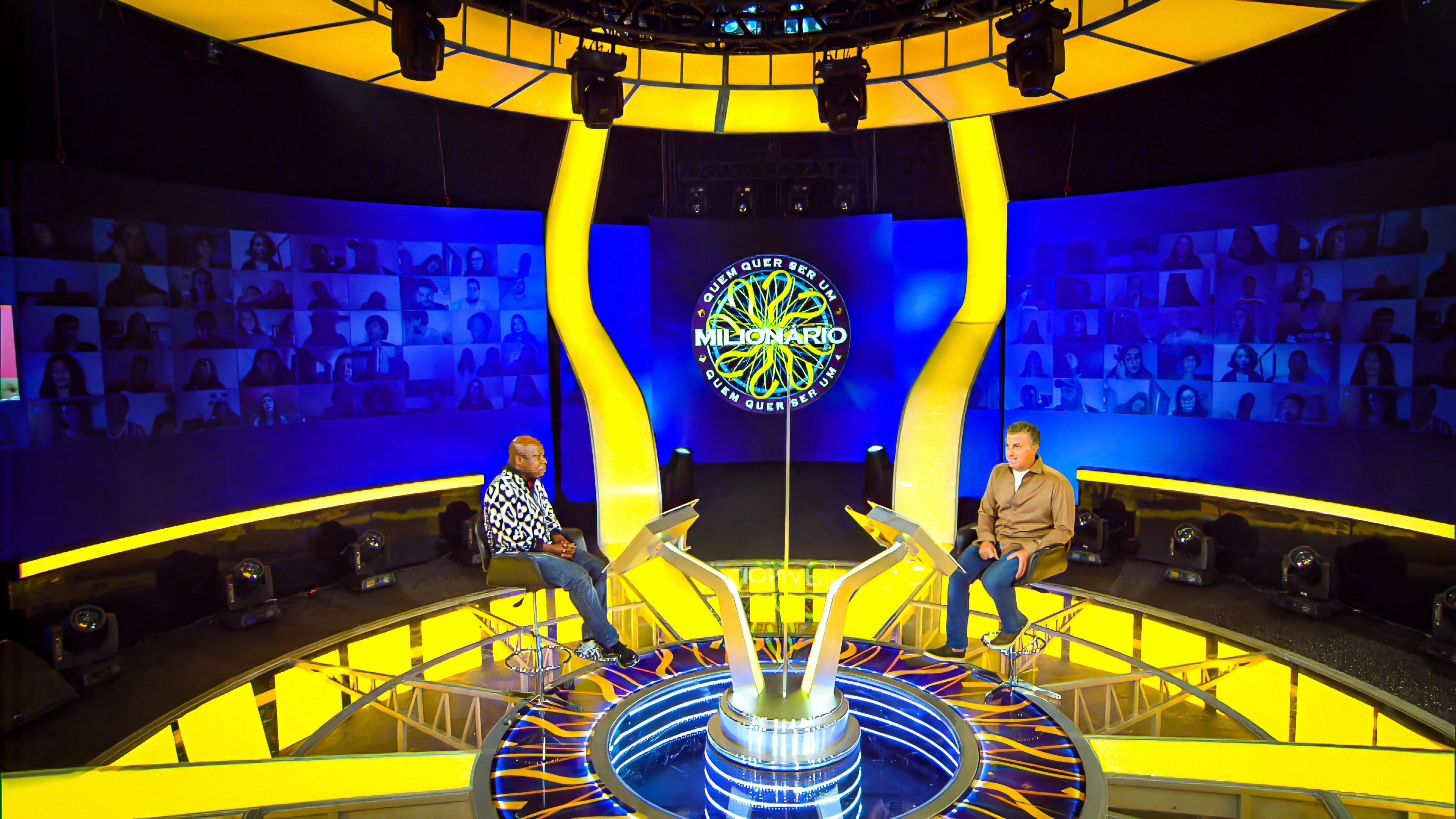 ‘Caldeirão’ comemora aniversário de Luciano Huck junto com Angélica e os três filhos do casal