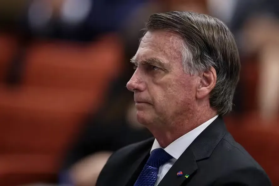 O ex-presidente Jair Bolsonaro durante interrogatório no STF — Foto: Ton Molina/STF/09-06-2025
