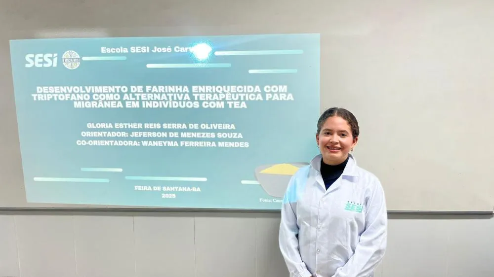 Estudante feirense tem projeto aprovado para Feira Brasileira de Iniciação Científica em Santa Catarina