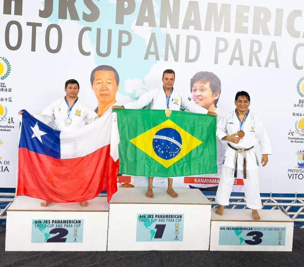 Karateca baiano conquista ouro no Pan-Americano de Karatê Shotokan, no Espírito Santo