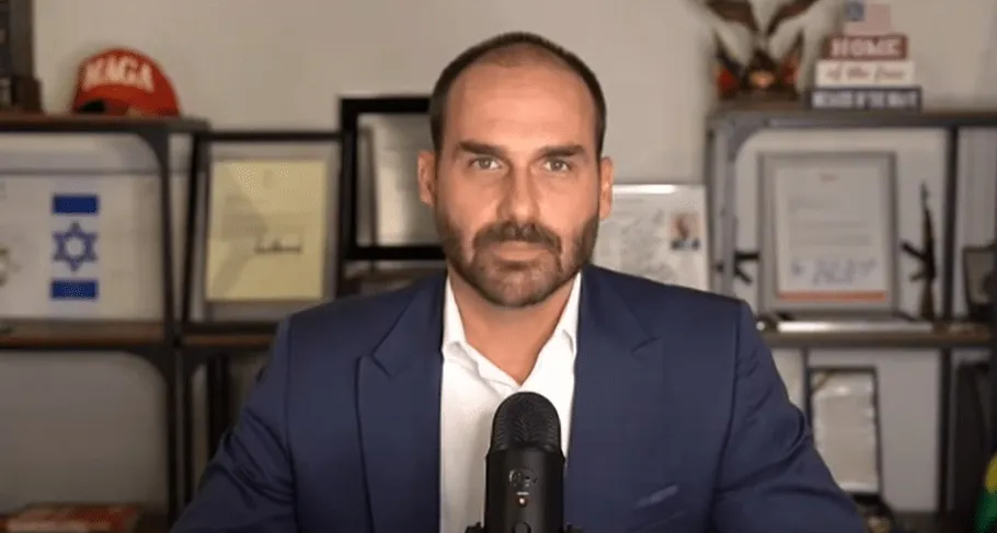 Eduardo Bolsonaro faz ameaça a família de Moraes: “vou atrás de vocês”