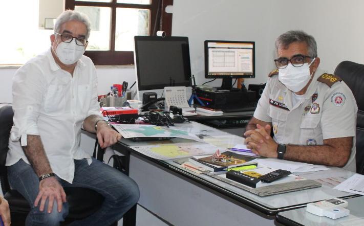 Zé Neto se reúne com o Comando da PM para avaliar reclamações de condutores nas blitze em Feira