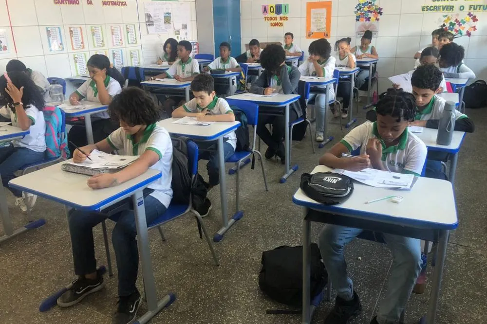 Estudantes do 5º ano participam do Simuladão em preparação para as avaliações do SABE e SAEB
