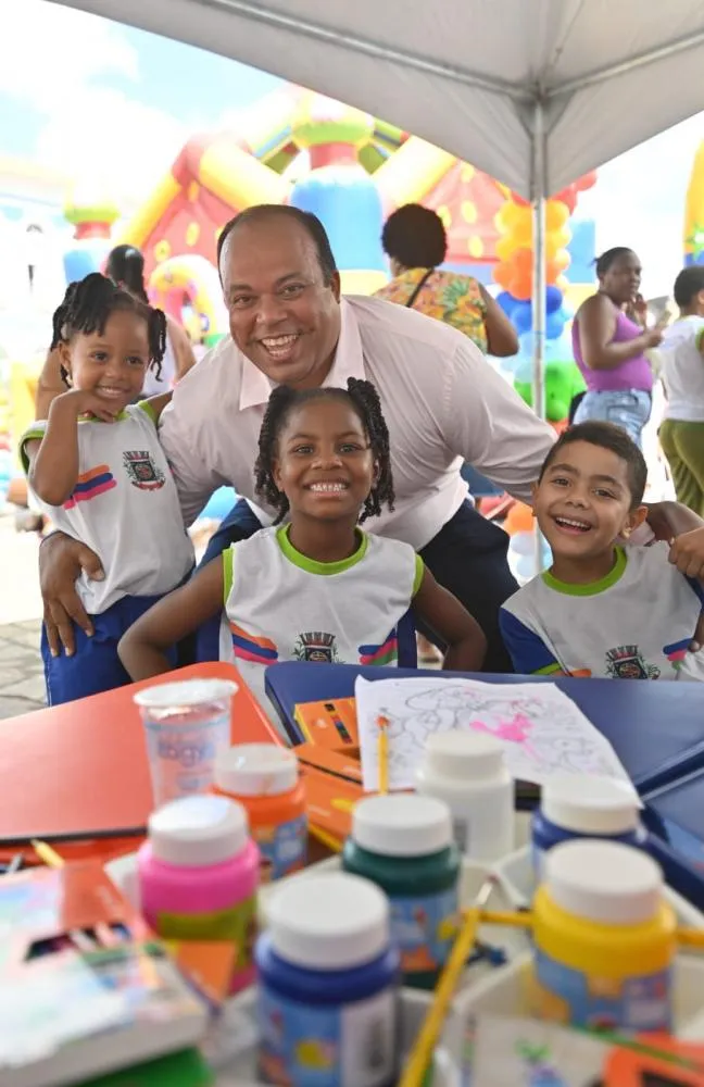 Santo Amaro realiza Semana da Criança com muita diversão e guloseimas 