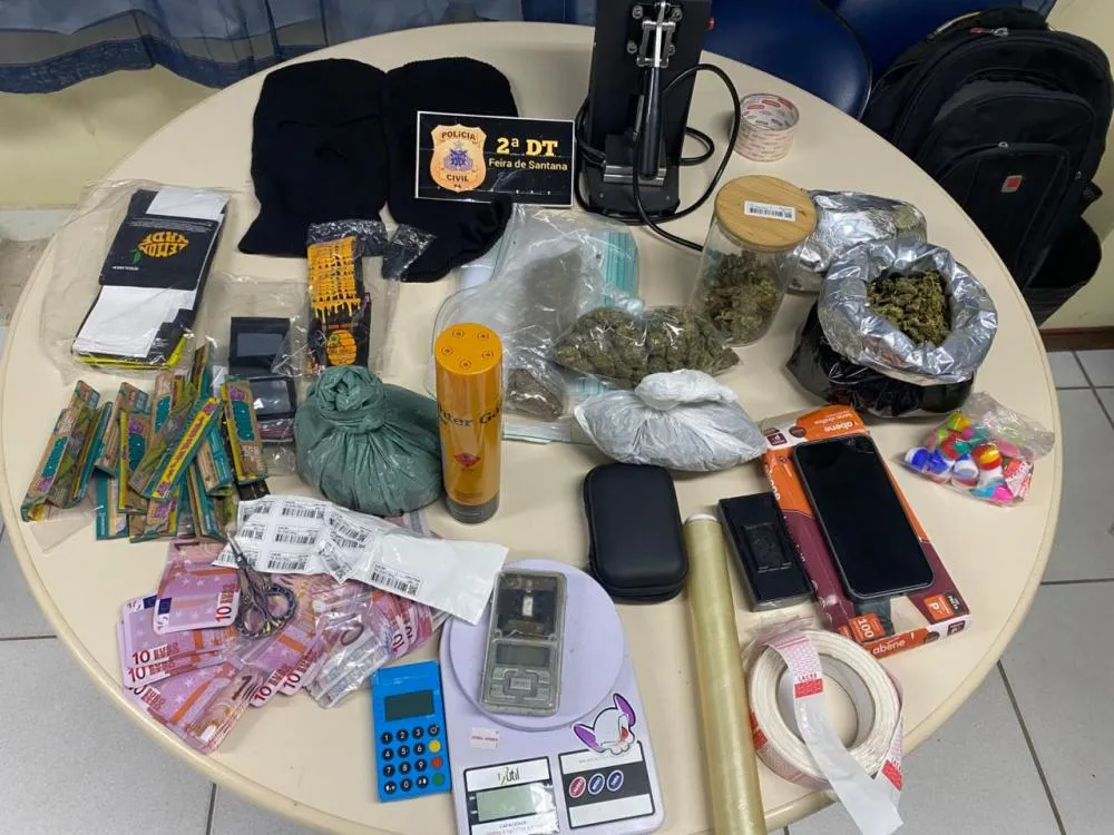 Polícia Civil prende traficante de drogas e apreende entorpecentes avaliado em torno de R$ 10 mil reais