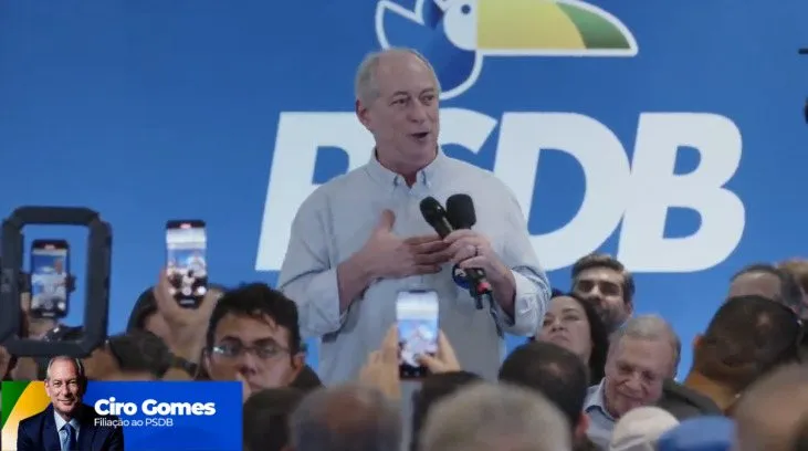 Ciro Gomes volta ao PSDB e manda indireta para Lula: “Aqui não tem ladrão”