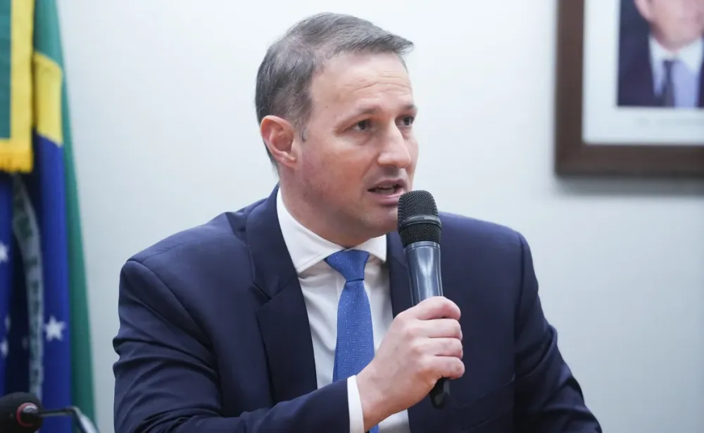 Guilherme Derrite é relator do PL Antifacção na Câmara - Foto: Pablo Valadares/Câmara dos Deputados