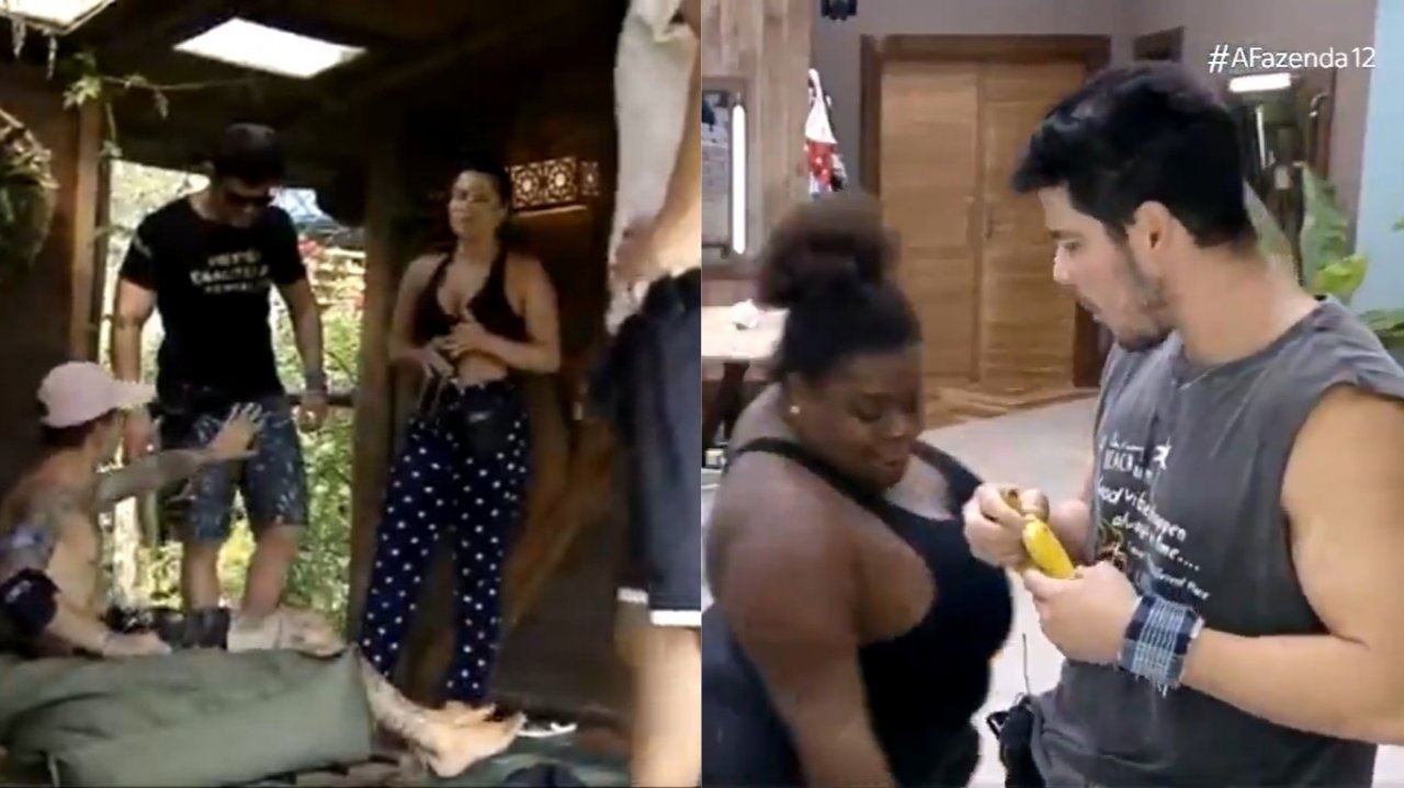 A Fazenda: Participante passa a mão em parte íntima de jogador de Feira de Santana; veja