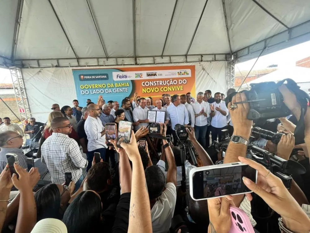 Obras estruturantes e clima pré-eleitoral marcam visita de lideranças a Feira de Santana