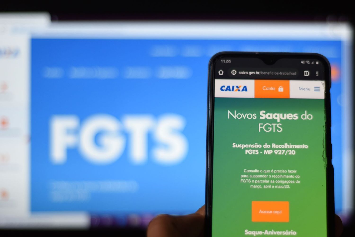 Caixa credita saque emergencial do FGTS para nascidos em novembro