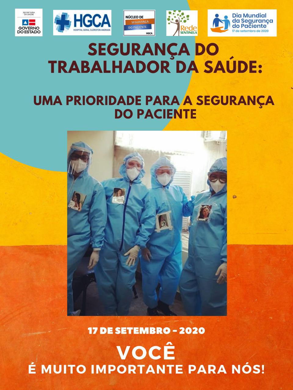 Hospital Clériston Andrade destaca importância do Dia Mundial da Segurança do Paciente
