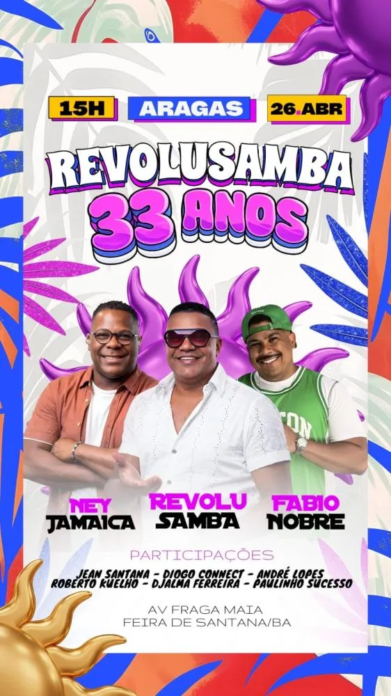 Revolusamba faz 33 anos e promove grande evento para comemorar 