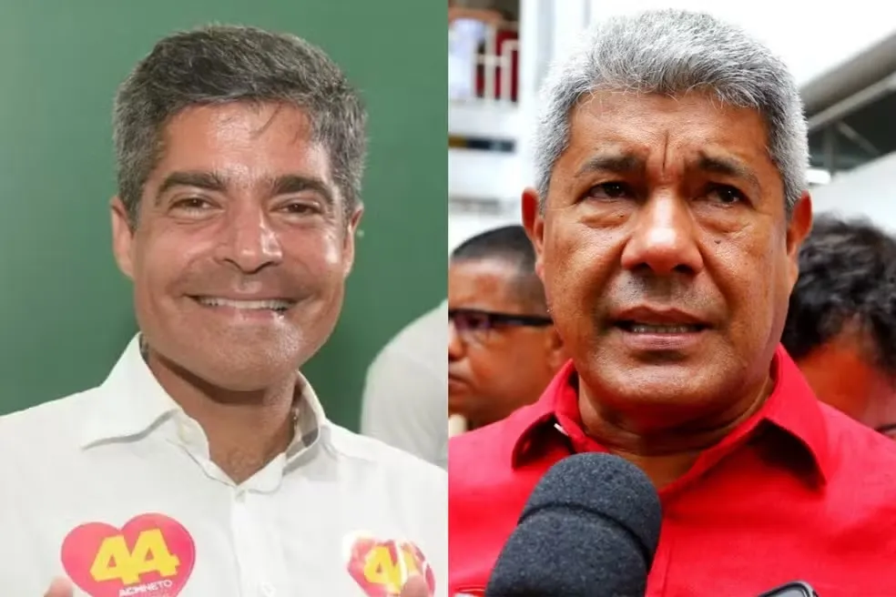 Quaest: ACM Neto e Jerônimo Rodrigues têm empate técnico na disputa para o governo da Bahia no 1º turno