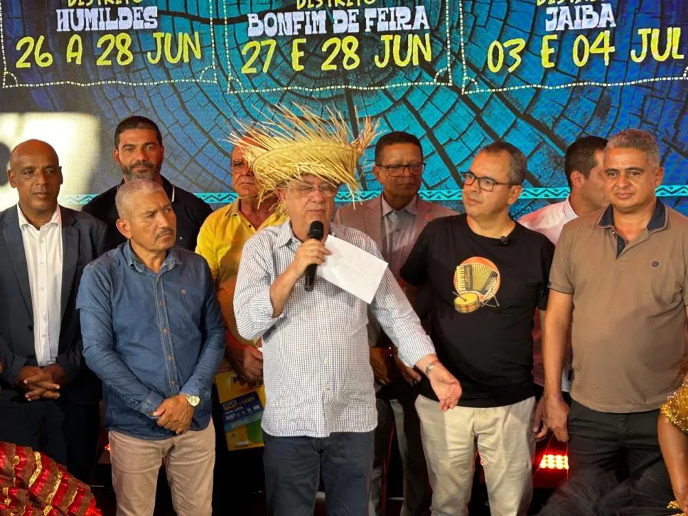 Arraiá de Feira 2026 é lançado com seis polos, grandes atrações nacionais e investimento de cerca de R$ 6 milhões