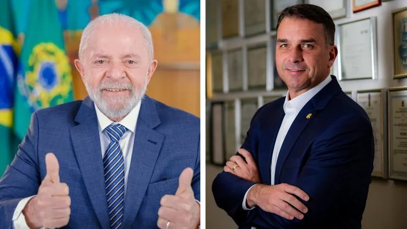 Foto: Ricardo Stucket/PR | Hugo Barreto/Ascom/Flávio Bolsonaro