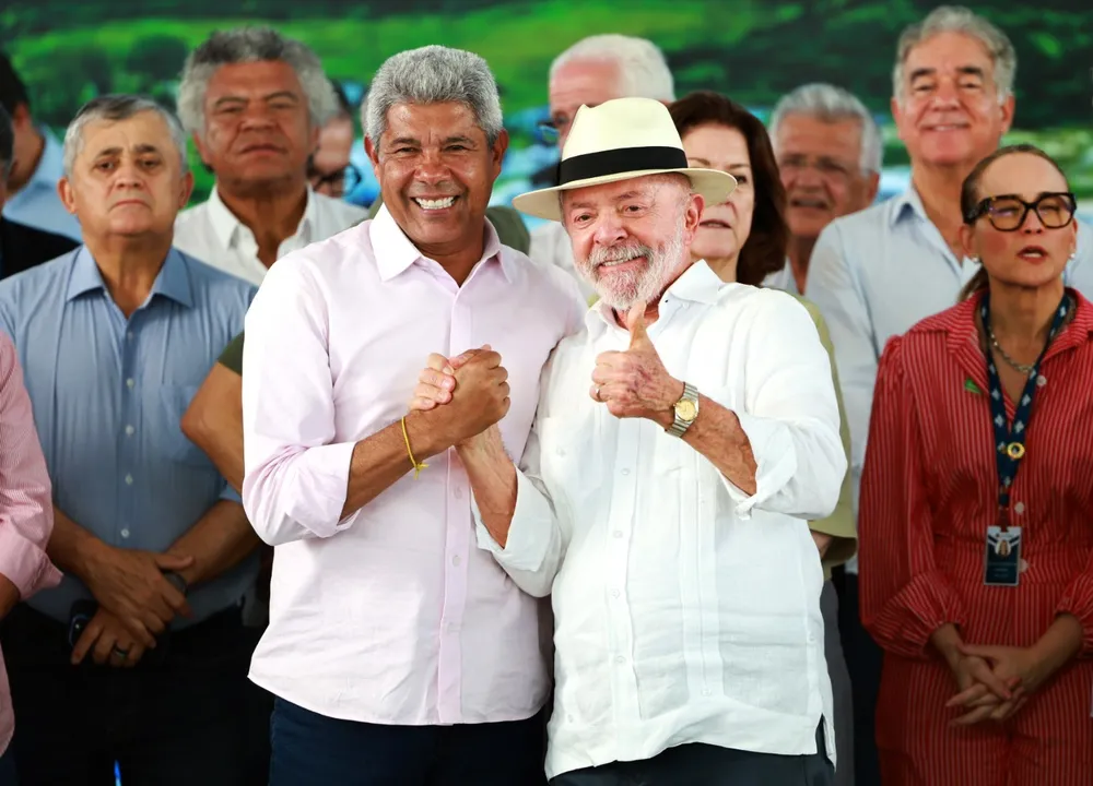Presidente Lula (PT) e governador Jerônimo Rodrigues (PT) - Foto: Feijão Almeida | GOVBA