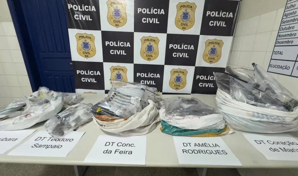 Polícia Civil encaminha 127 armas de fogo apreendidas para destruição