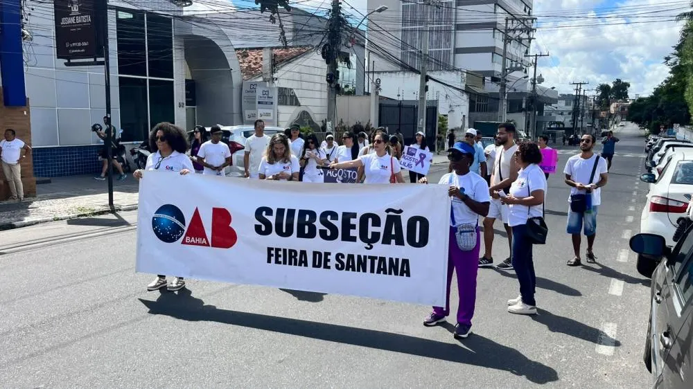 Caminhada em Feira de Santana reforça combate à violência contra meninas e mulheres