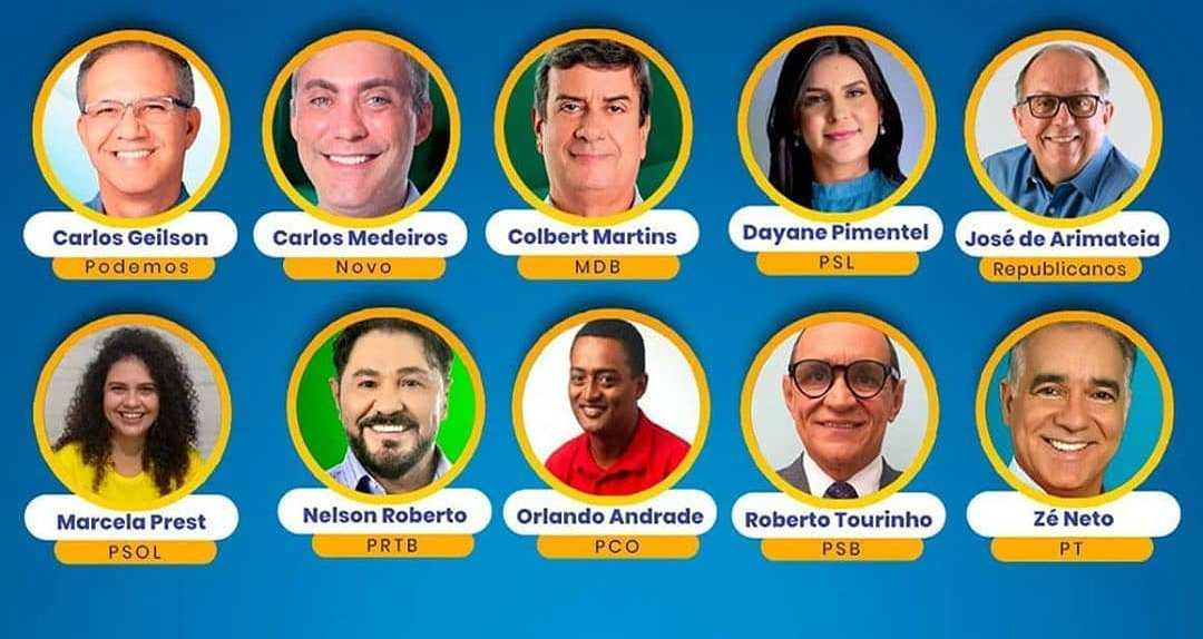 Primeiro debate entre candidatos a prefeito de Feira de Santana acontece nesta terça-feira