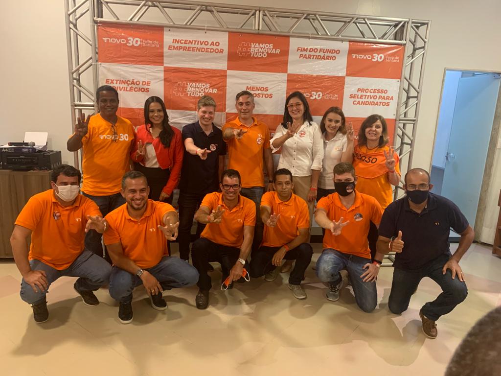 Reunião com presença de Marcel Van Hattem debate projeto do Partido Novo em Feira de Santana