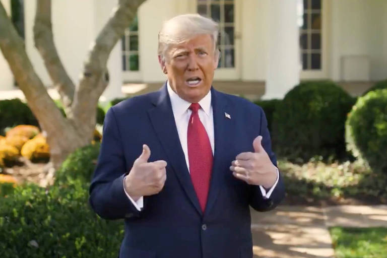 Trump retoma atos públicos após liberação médica