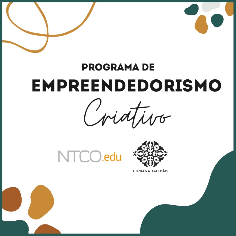 Programa inédito de Empreendedorismo Criativo inscreve até o dia 20 de outubro