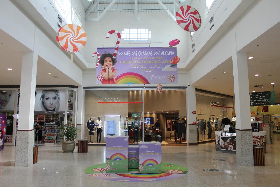 Boulevard realiza coleta de donativos no Mês das Crianças: Ação segue até o dia 31 de outubro