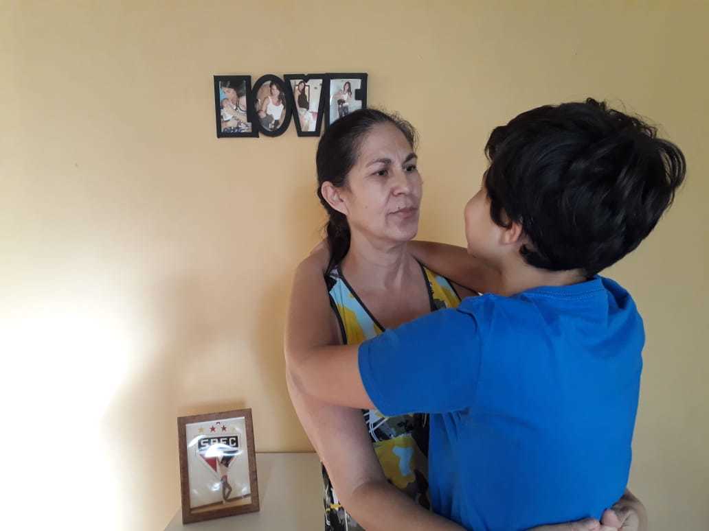 São Paulino, filho de Eliza Samúdio e Bruno treina para se tornar Goleiro