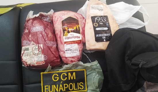 Homem é preso furtando picanha e diz que pretendia fazer churrasco para namorada