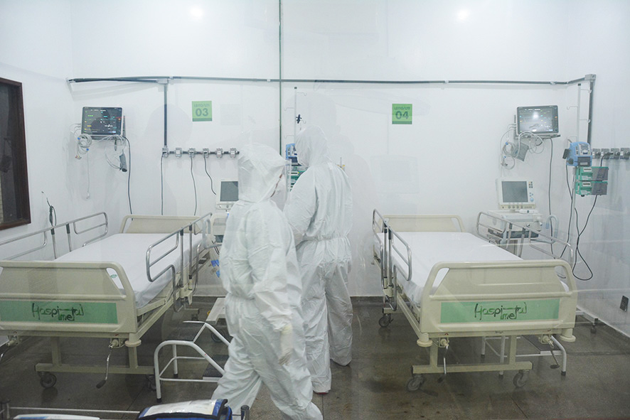 Nunca houve redução no quadro de funcionários do Hospital Municipal de Campanha
