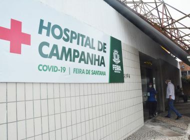 Feira: Hospital de Campanha para Covid-19 tem leve queda em ocupação de UTI