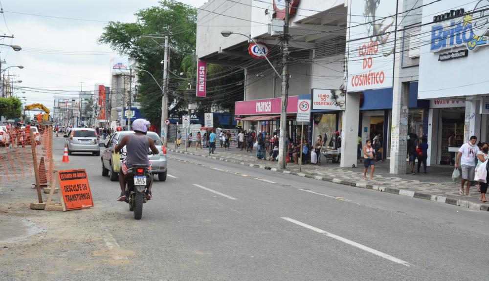 Mudança temporária em ruas do Centro
