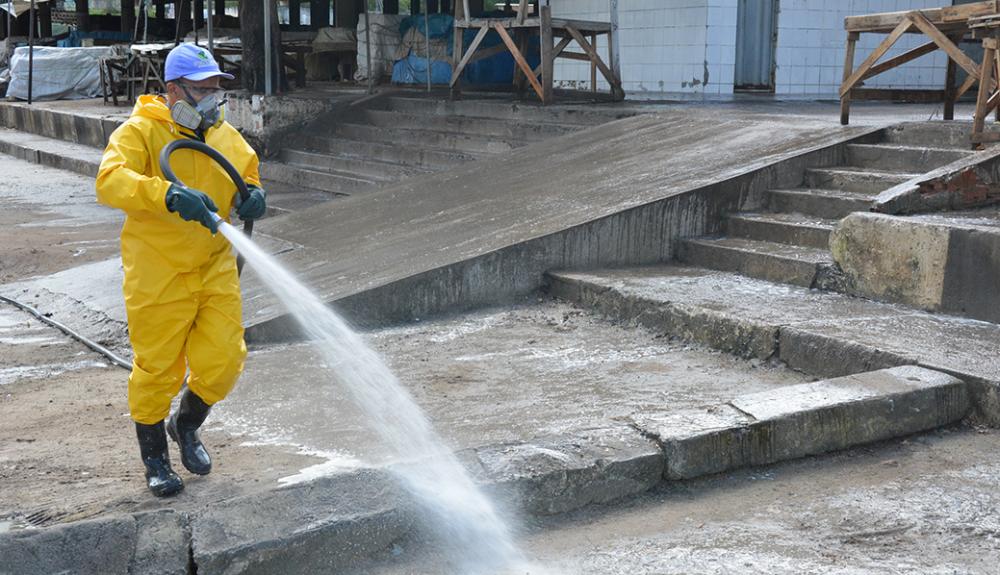 Desinfecção no Centro de Abastecimento não interfere abertura neste sábado, 20
