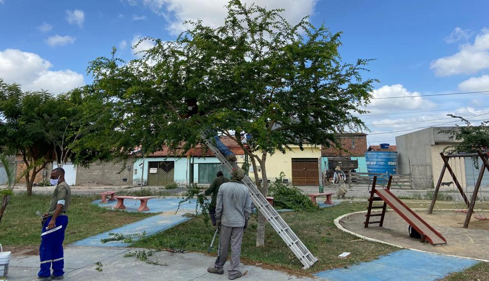 Praça do Loteamento Nova América passa por revitalização