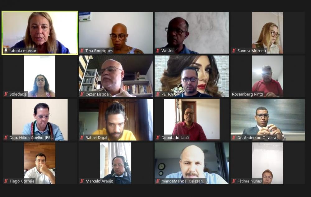 Reunião virtual da ALBA, com presença da SEC, discute retorno às aulas remotas na Bahia