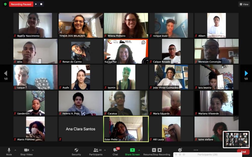 Jovens da Cidade Alta e da Cidade Baixa participam de Encontro com profissionais do audiovisual