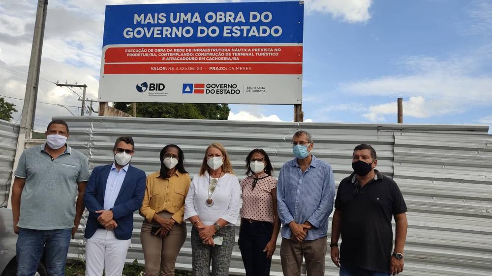 Secretário de Turismo visita Cachoeira e entrega mapa de georreferenciamento do Rio Paraguaçu