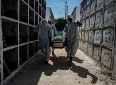 Mortes por Covid-19 em 24h voltam a superar 100 na Bahia depois de quatro dias