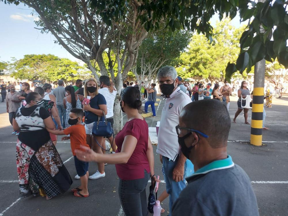 Terminam doses da vacina na unidade da FTC em meio a ocupação total dos leitos