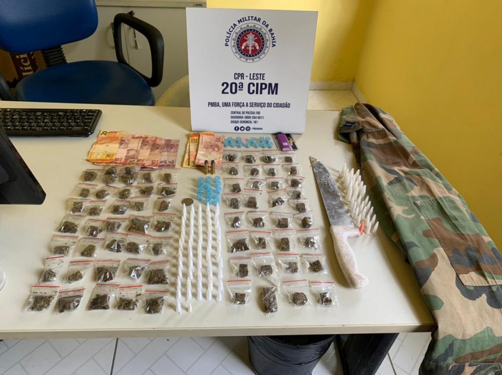 Amélia Rodrigues: polícia apreende drogas em posse de quadrilha nesta quinta (16)