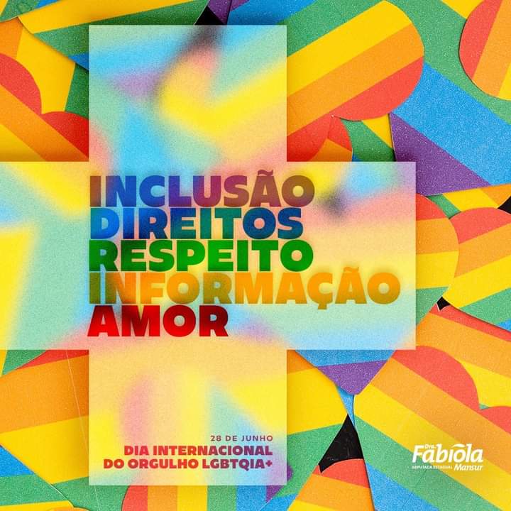 Deputada Fabiola Mansur fala sobre o Dia Internacional do Orgulho Gay