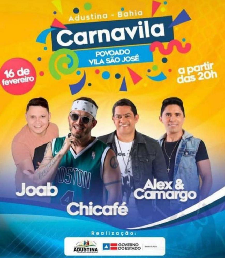 Villa São José, em Adustina, vai receber Carnaval antecipado neste fim de semana