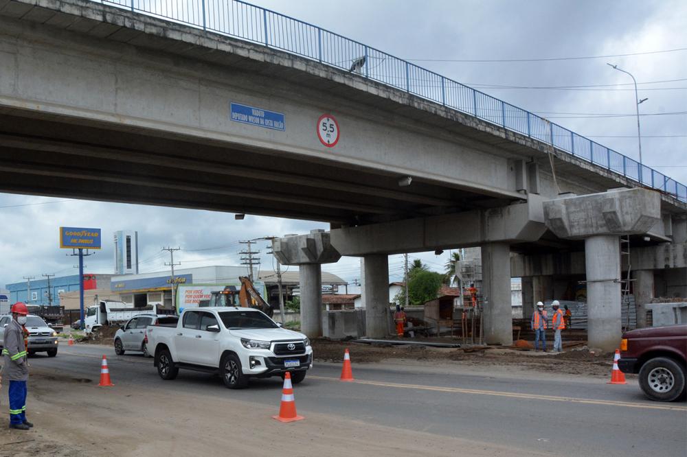 SMT prepara rotas alternativas para interdição do viaduto Wilson Falcão nos próximos dias