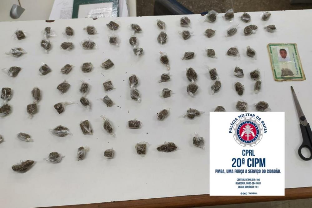 Polícia realiza apreensão de drogas em Santo Amaro da Purificação