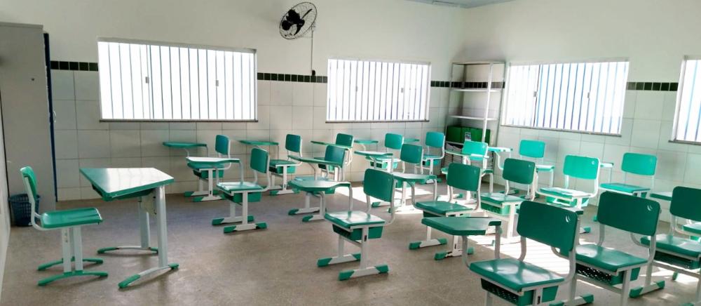 Manutenção das escolas municipais em ritmo acelerado