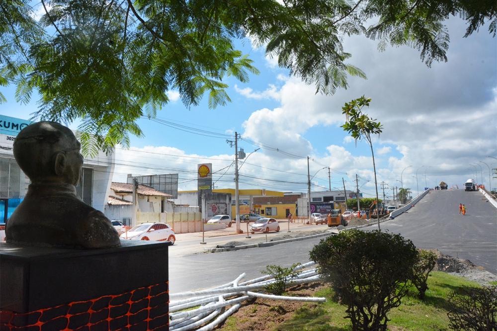 Viaduto que liga Getúlio à Noide será liberado para tráfego de veículos nesta quarta